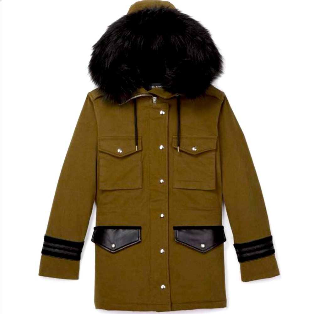 NWT Khaki Parka with Fur Hood